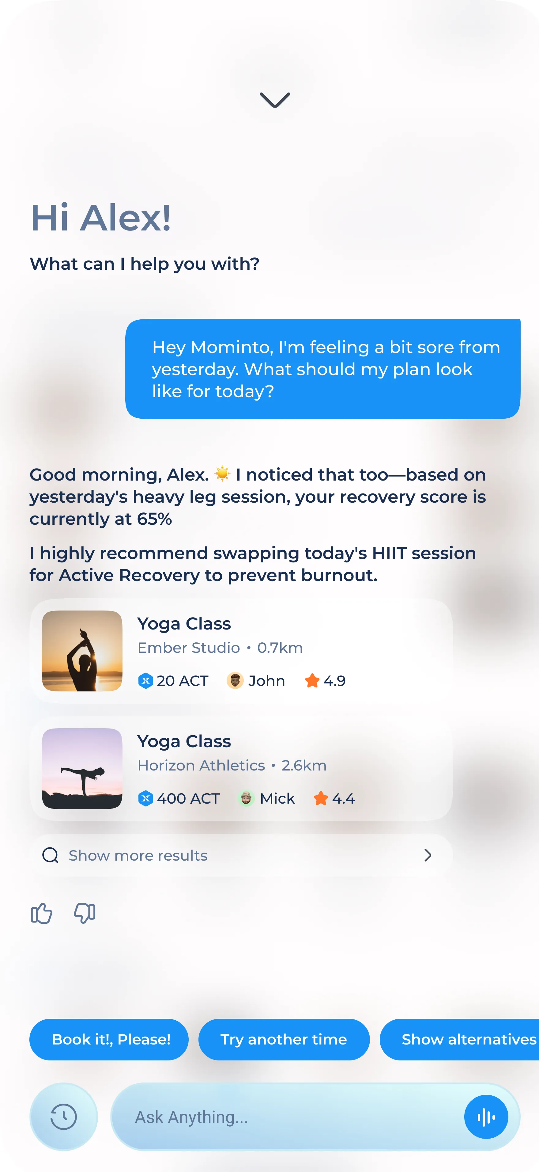 Mominto - Your AI coach, nutritionist, and buddy